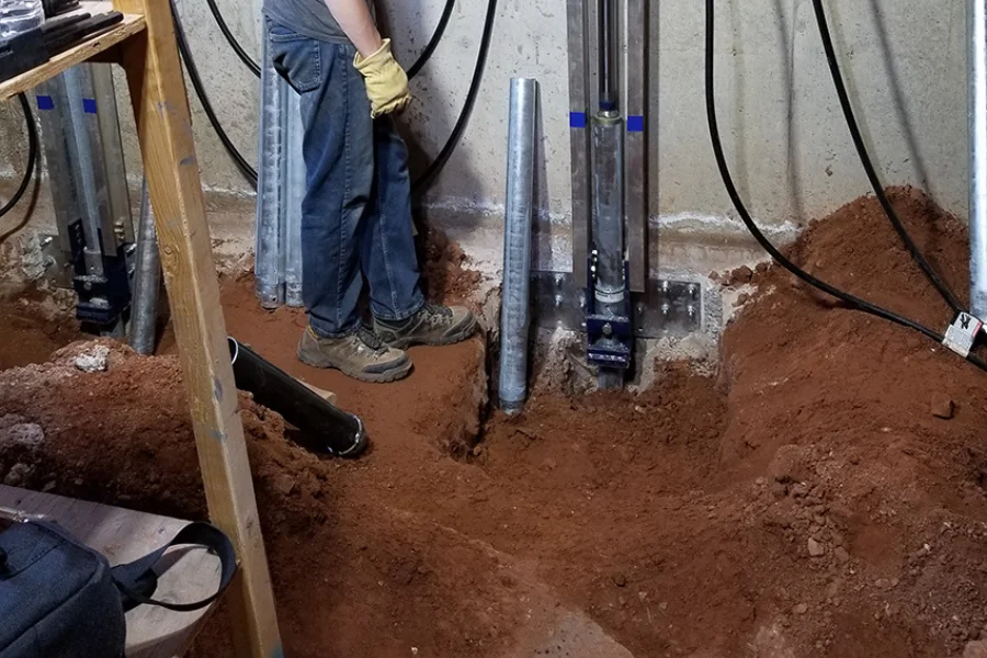 Injection Pier Installation in Greenville, MS